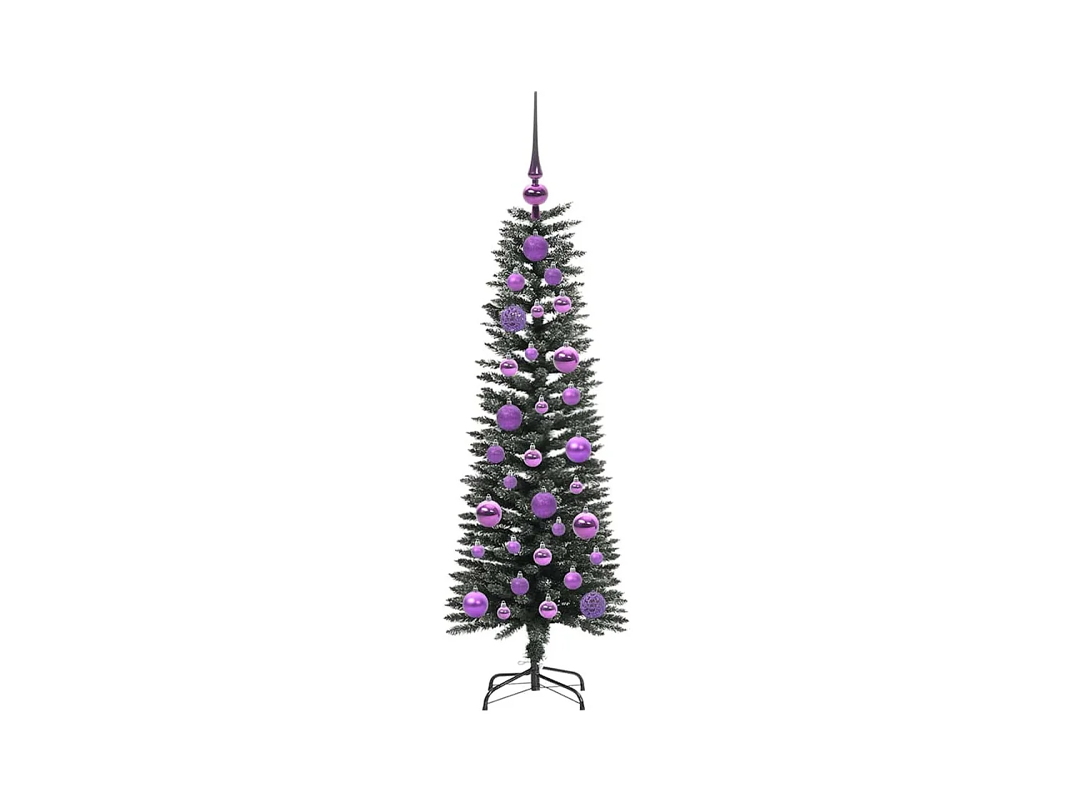 Sapin de Noël artificiel avec 150 LED Vert 40,5 x 40,5 x 120 cm