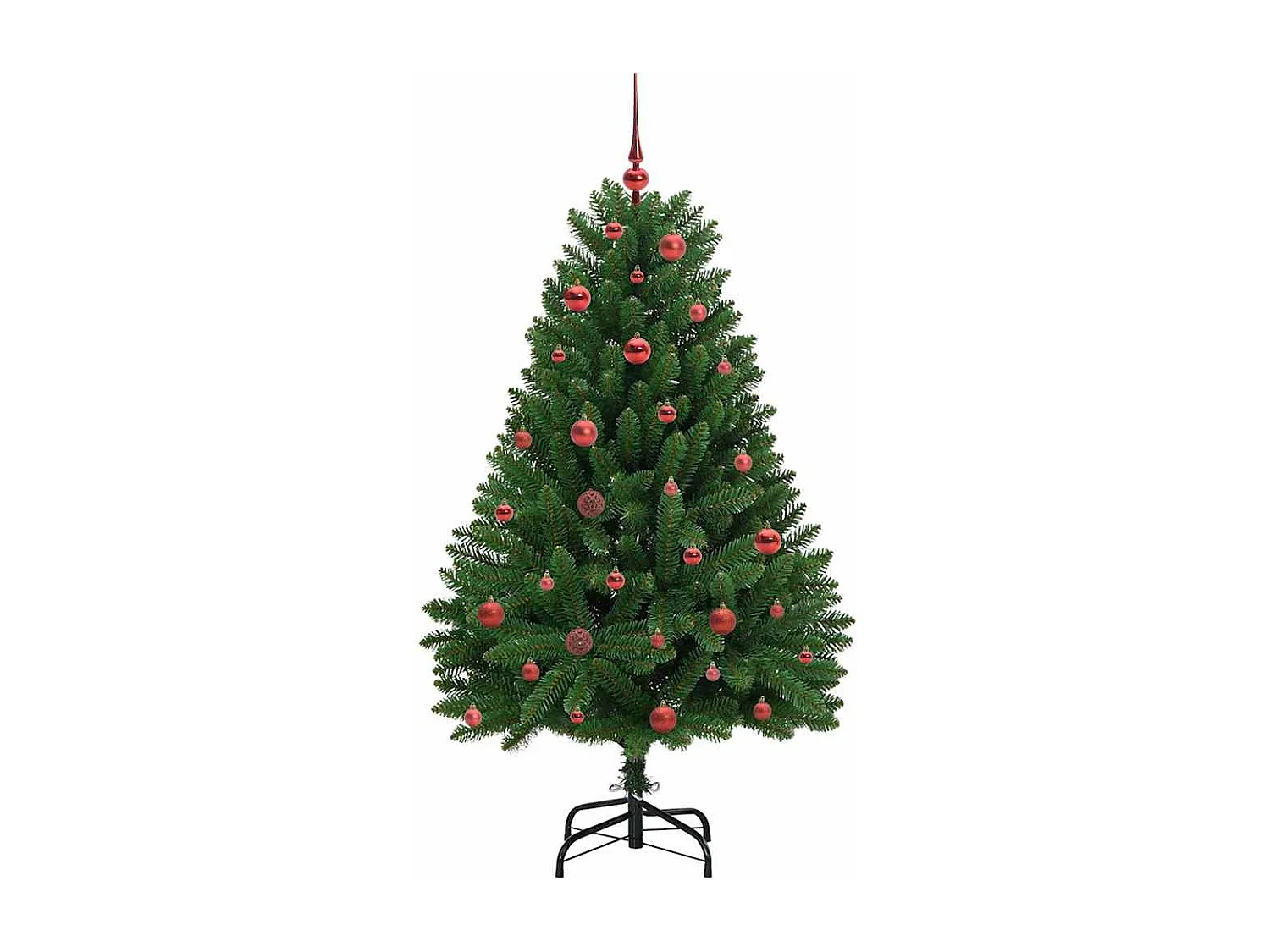 Árbol de Navidad artificial Verde 150 cm PVC y Metal