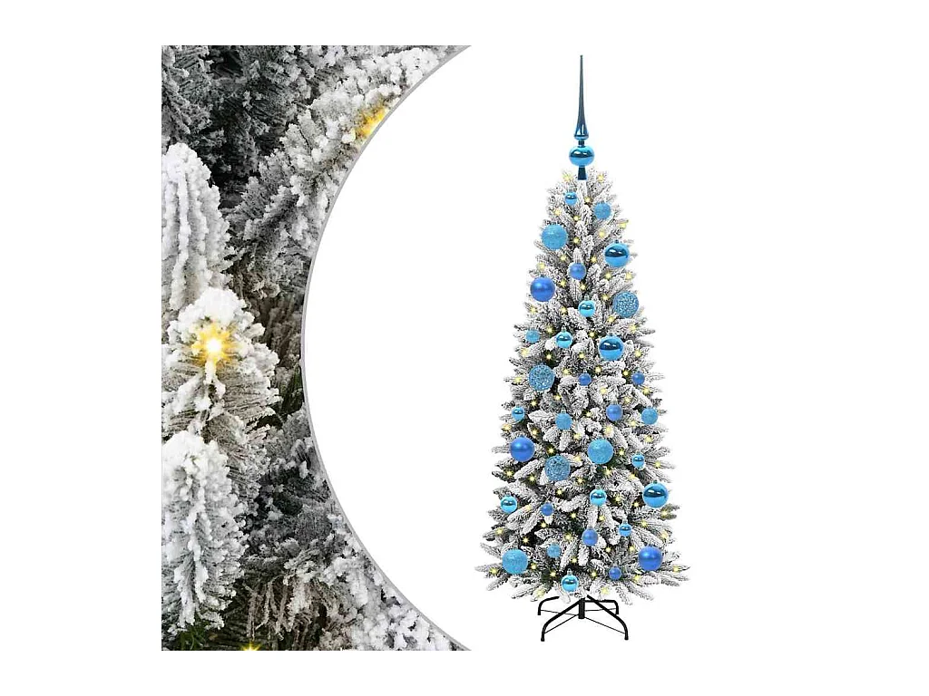 Árbol de Navidad artificial con 150 LED 53 x 53 x 120 cm