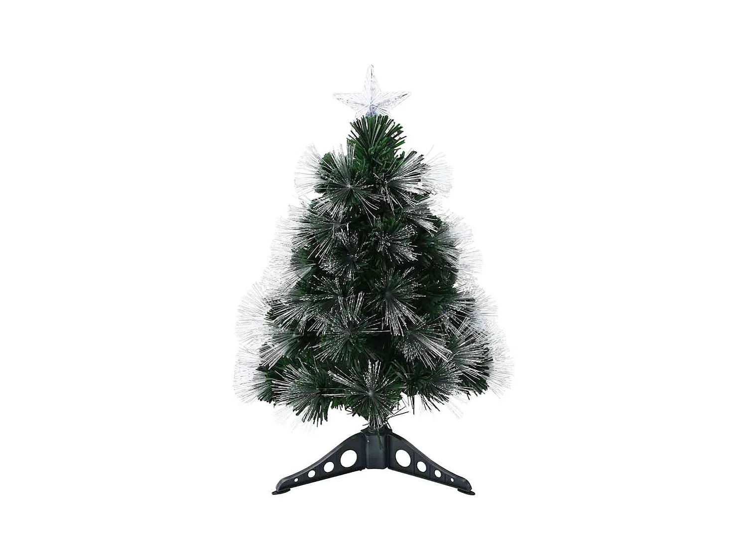 Kunstkerstboom met decoratieve touwlichten Groen 64 cm PVC