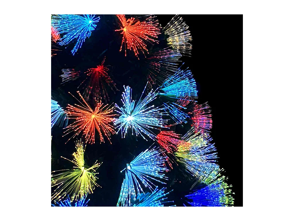 Kunstkerstboom met decoratieve touwlichten Groen 64 cm PVC