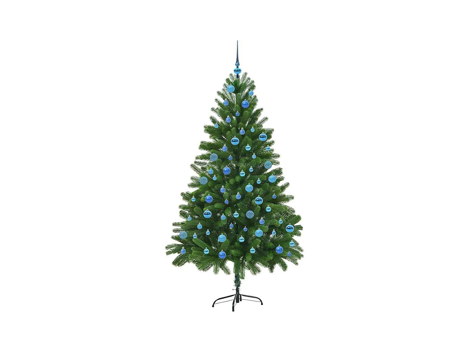 Árbol de Navidad con 300 LED con soporte Verde 180 cm PE
