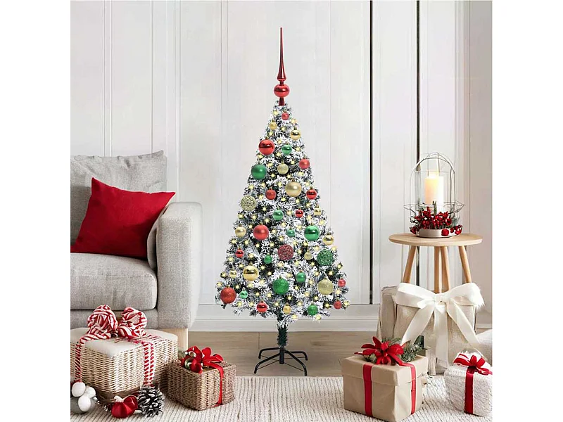 Sapin de Noël artificiel Vert 120 cm PVC, Acier et Plastique