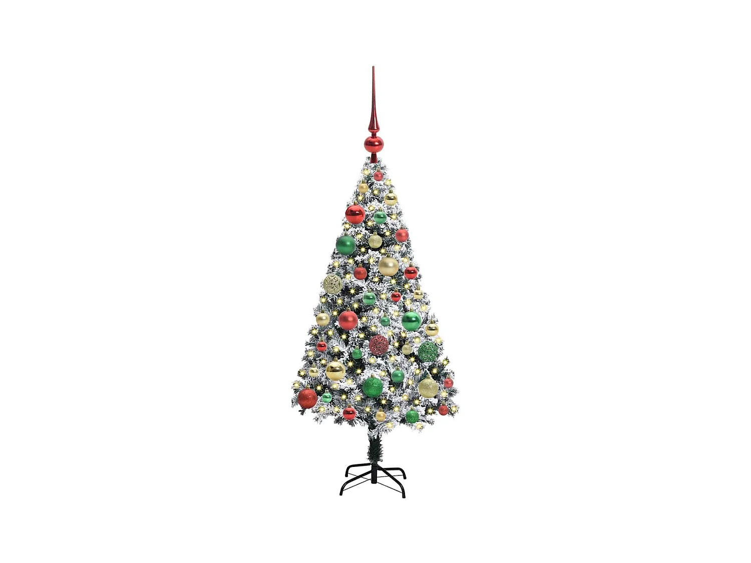 Sapin de Noël artificiel Vert 120 cm PVC, Acier et Plastique
