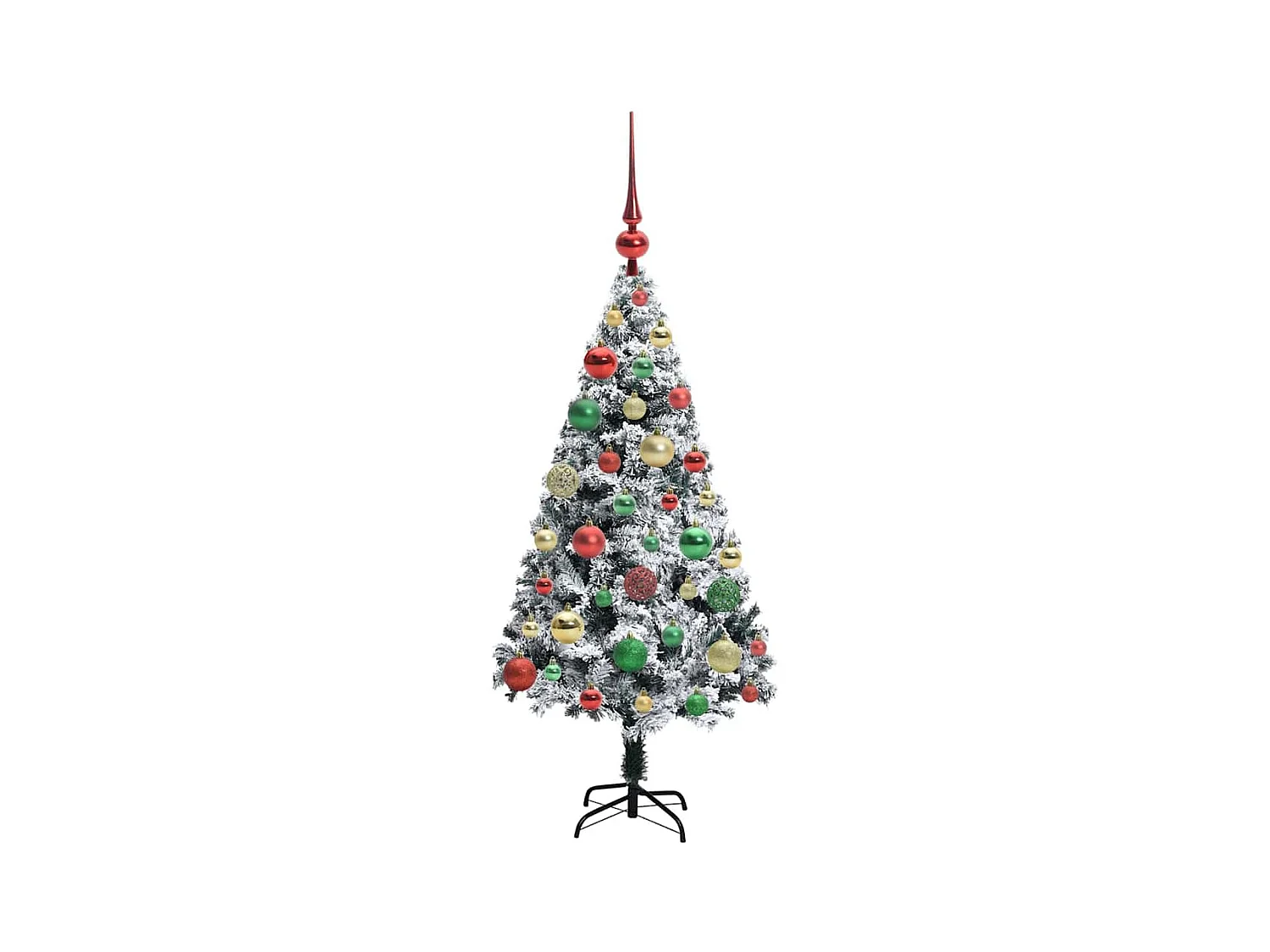 Sapin de Noël artificiel Vert 120 cm PVC, Acier et Plastique