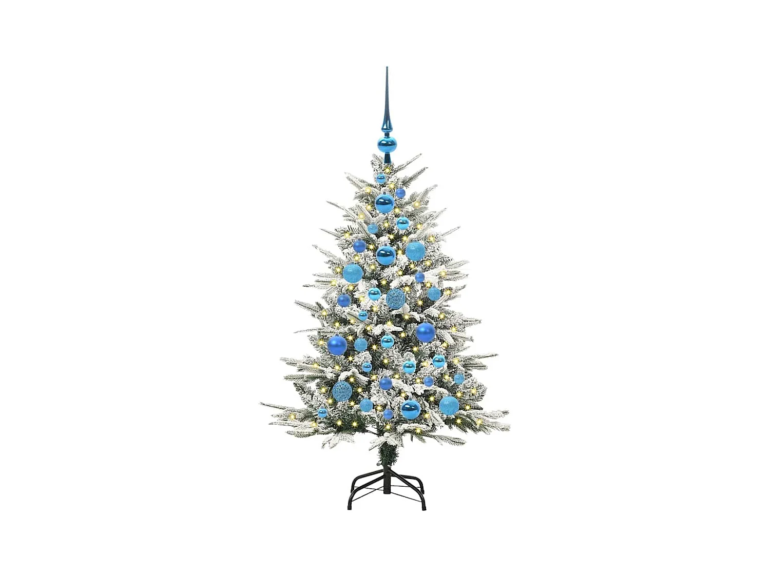 Árvore de Natal Artificial Pré-iluminada com Conjunto de Bolas