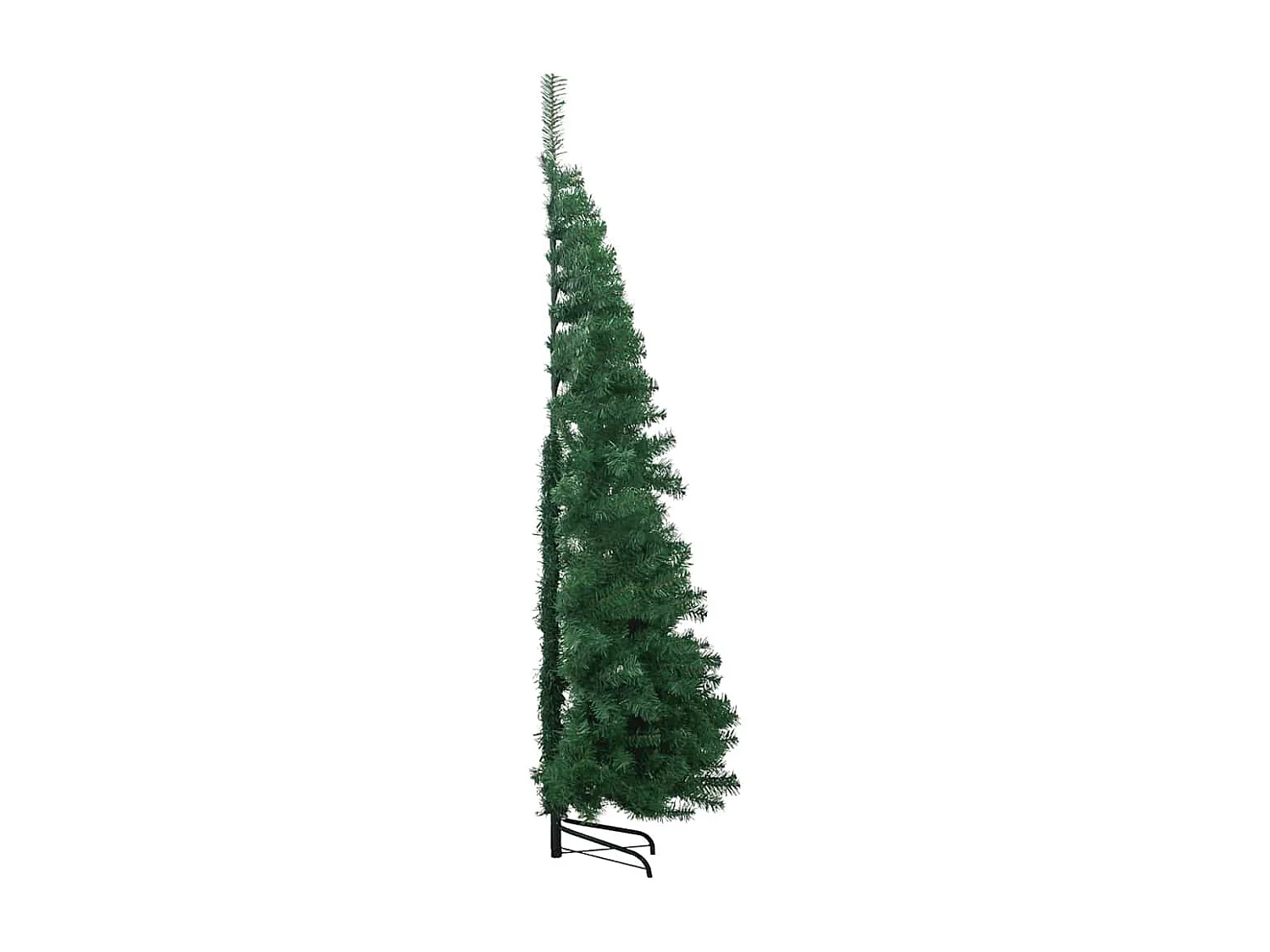 Arbre de Noël artificiel d'angle Vert 180 cm PVC et métal