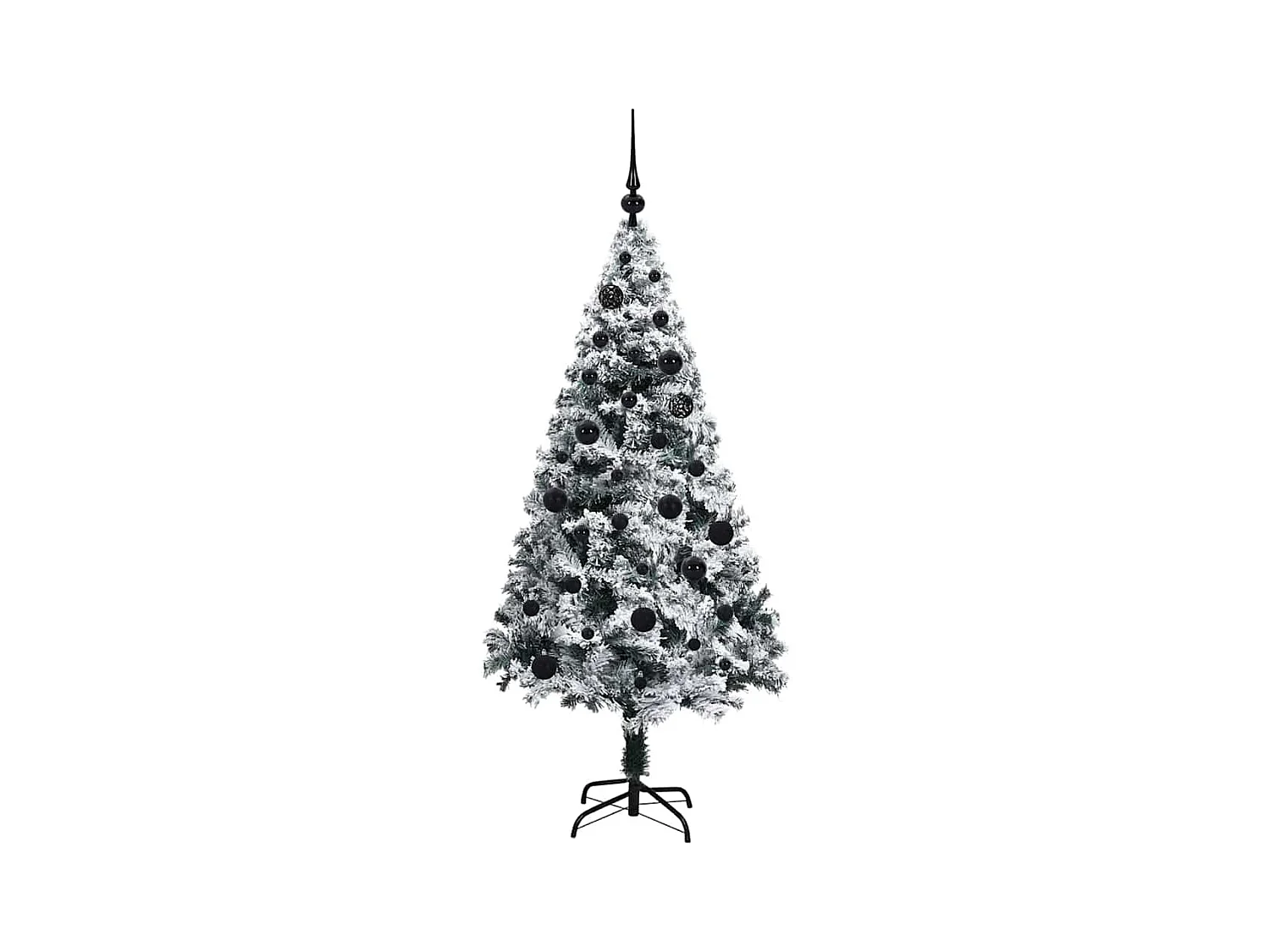 Sapin de Noël artificiel Vert 150 cm PVC, Acier et Plastique