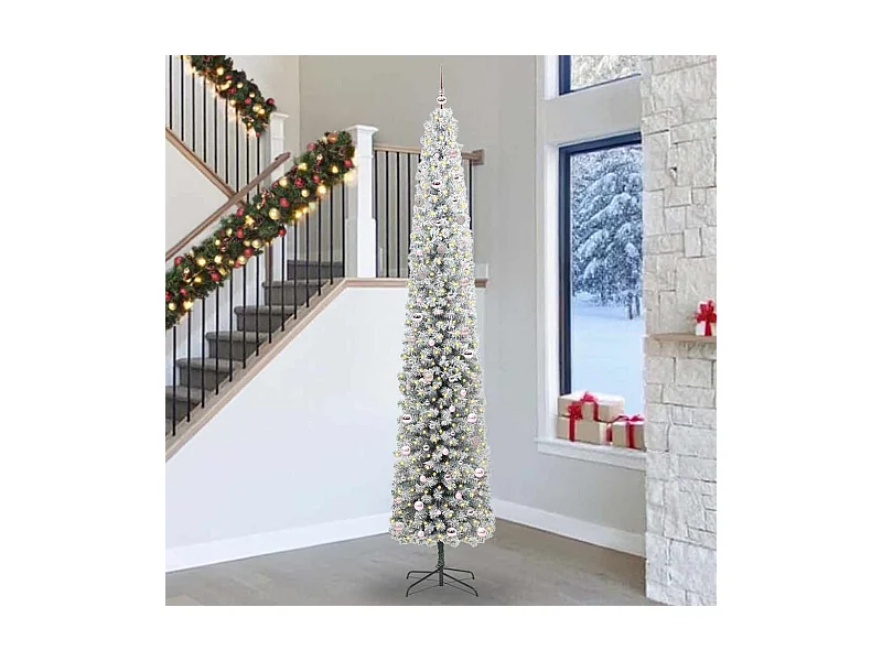 Árbol de Navidad artificial Verde 300 cm PVC, Acero y Plástico