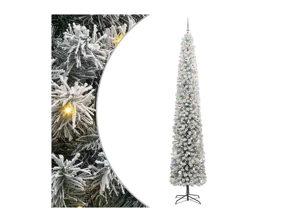 Árbol de Navidad artificial Verde 300 cm PVC, Acero y Plástico