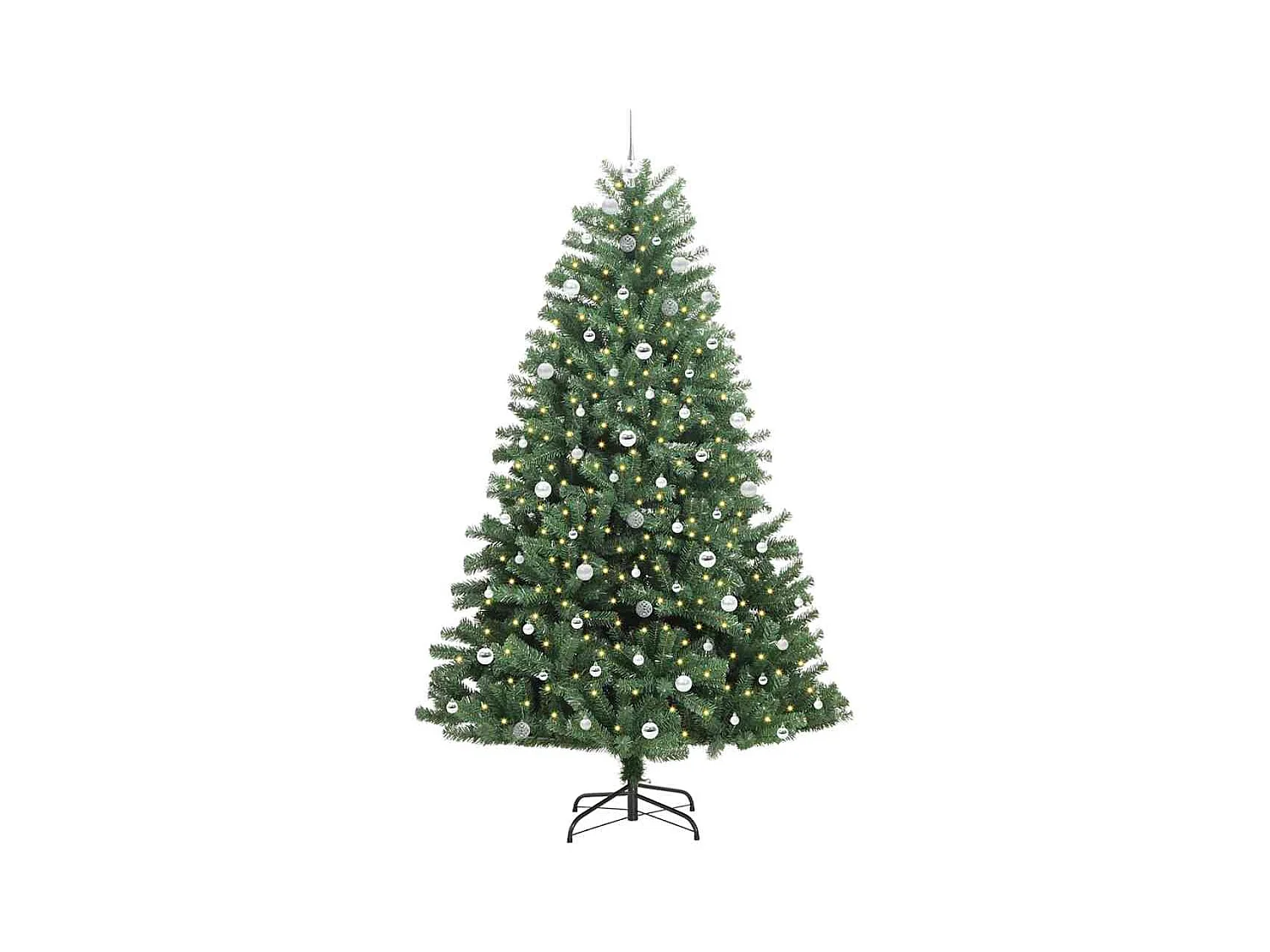 Sapin de Noël Artificiel à Branches Articulées Vert 240 cm