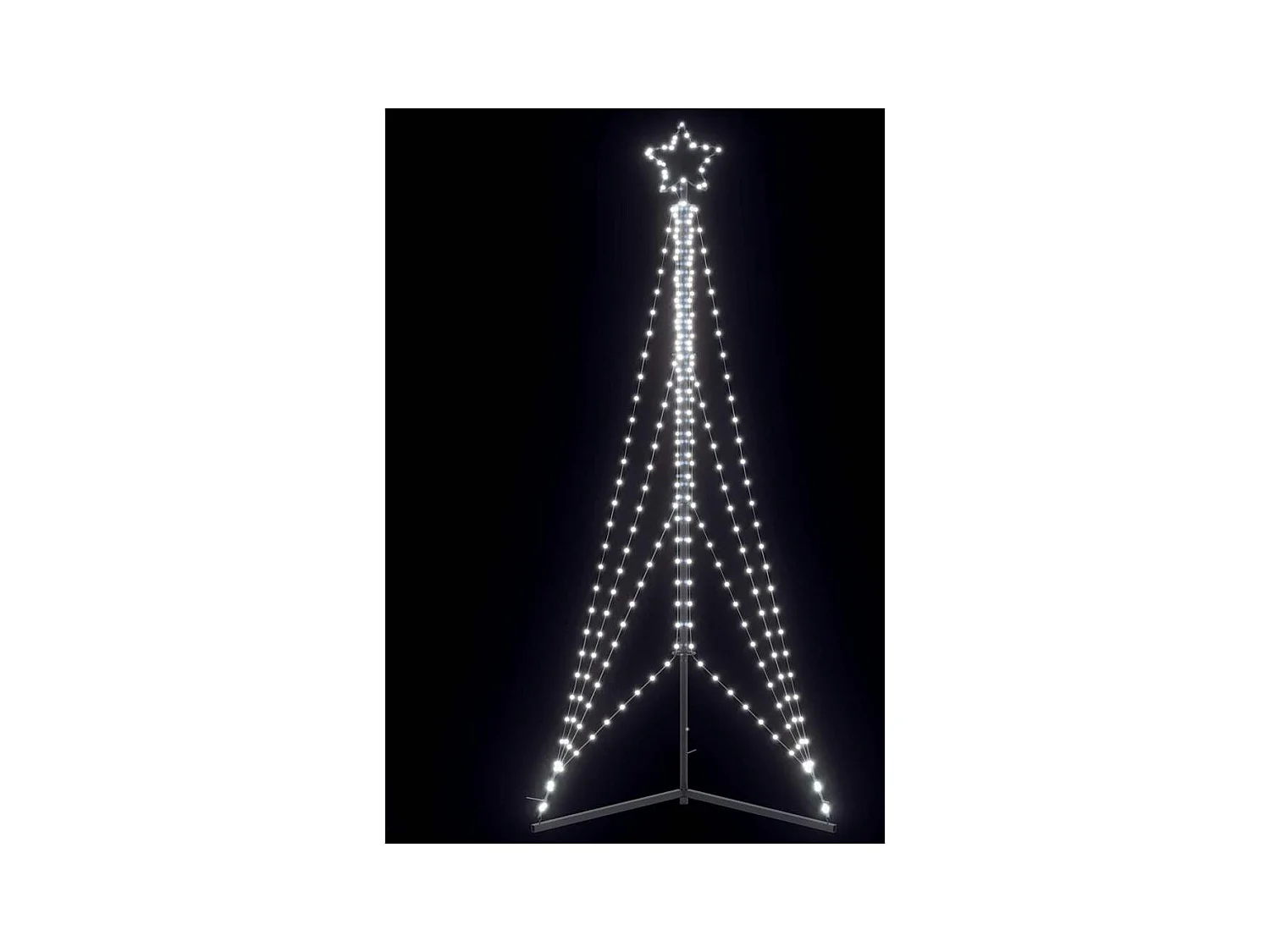 Sapin de Noël à LED 483 LED blanc froid 240 cm