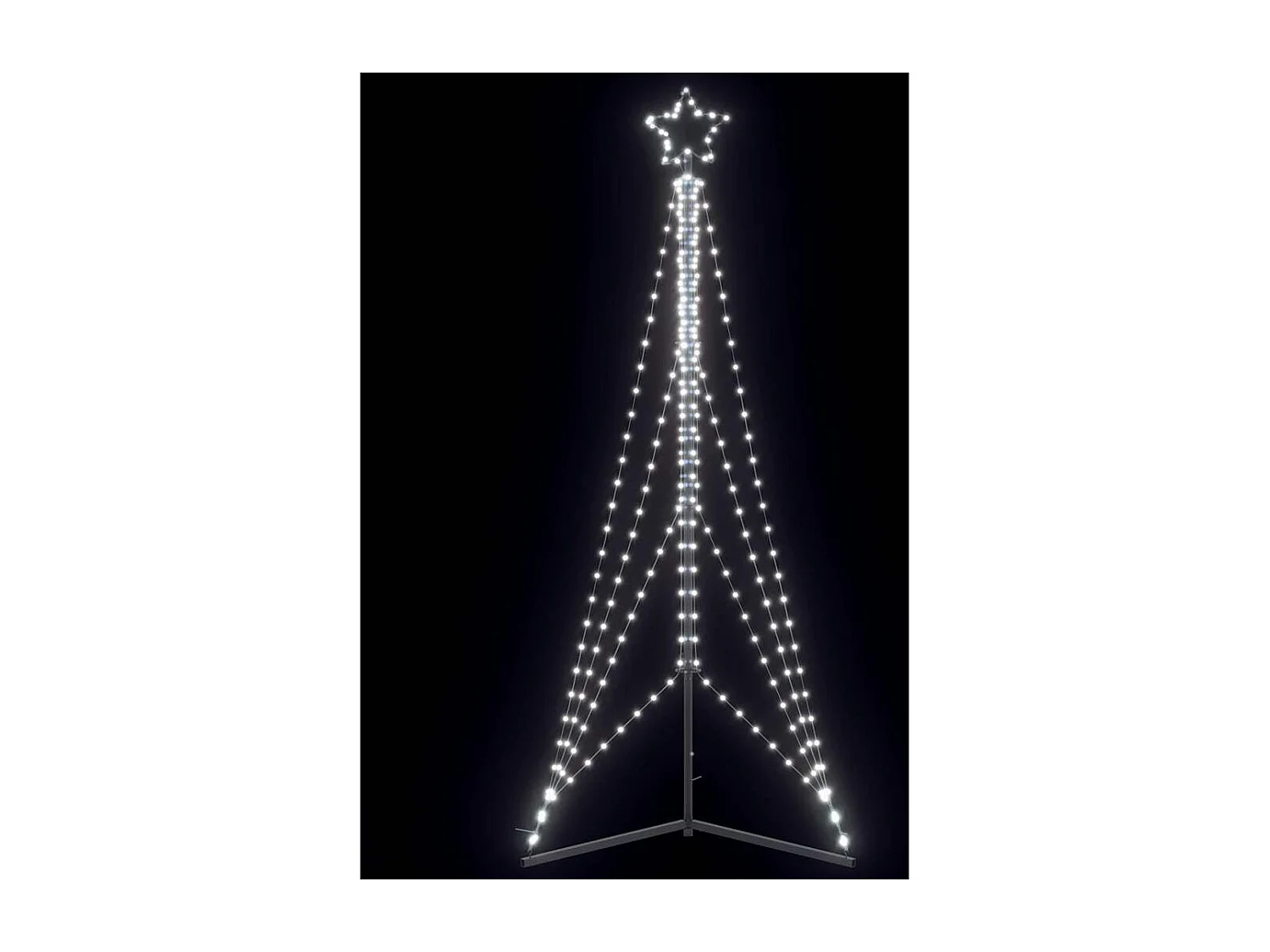 Sapin de Noël à LED 483 LED blanc froid 240 cm