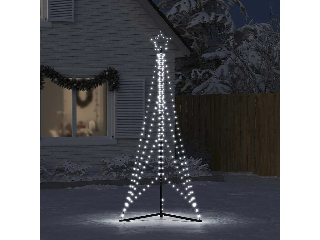 Sapin de Noël à LED 483 LED blanc froid 240 cm