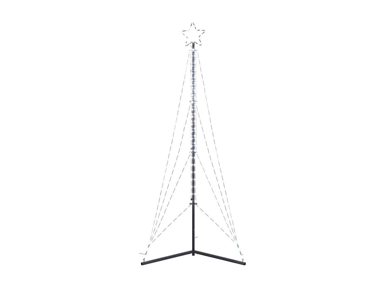 Sapin de Noël à LED 483 LED blanc froid 240 cm