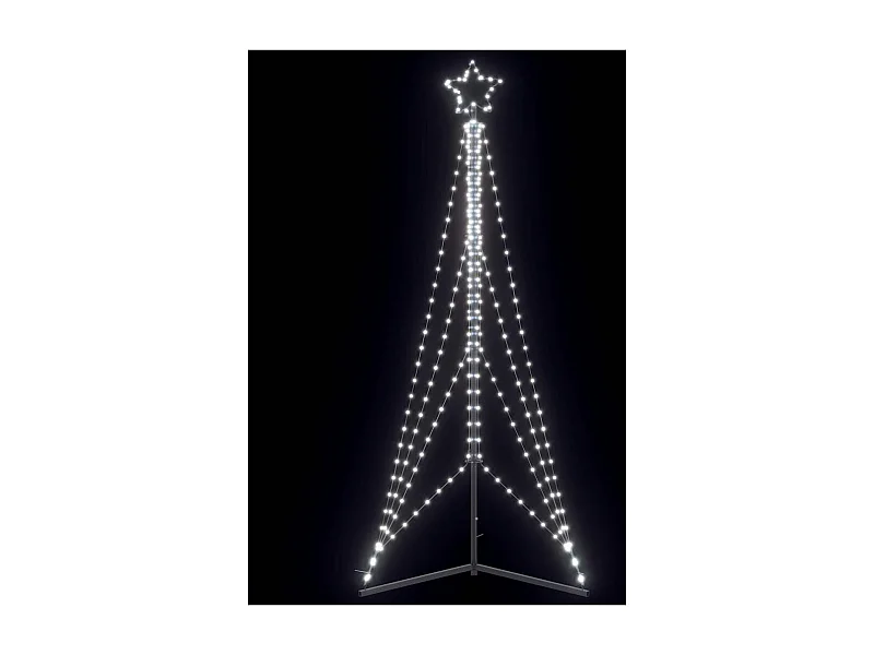 Sapin de Noël à LED 483 LED blanc froid 240 cm