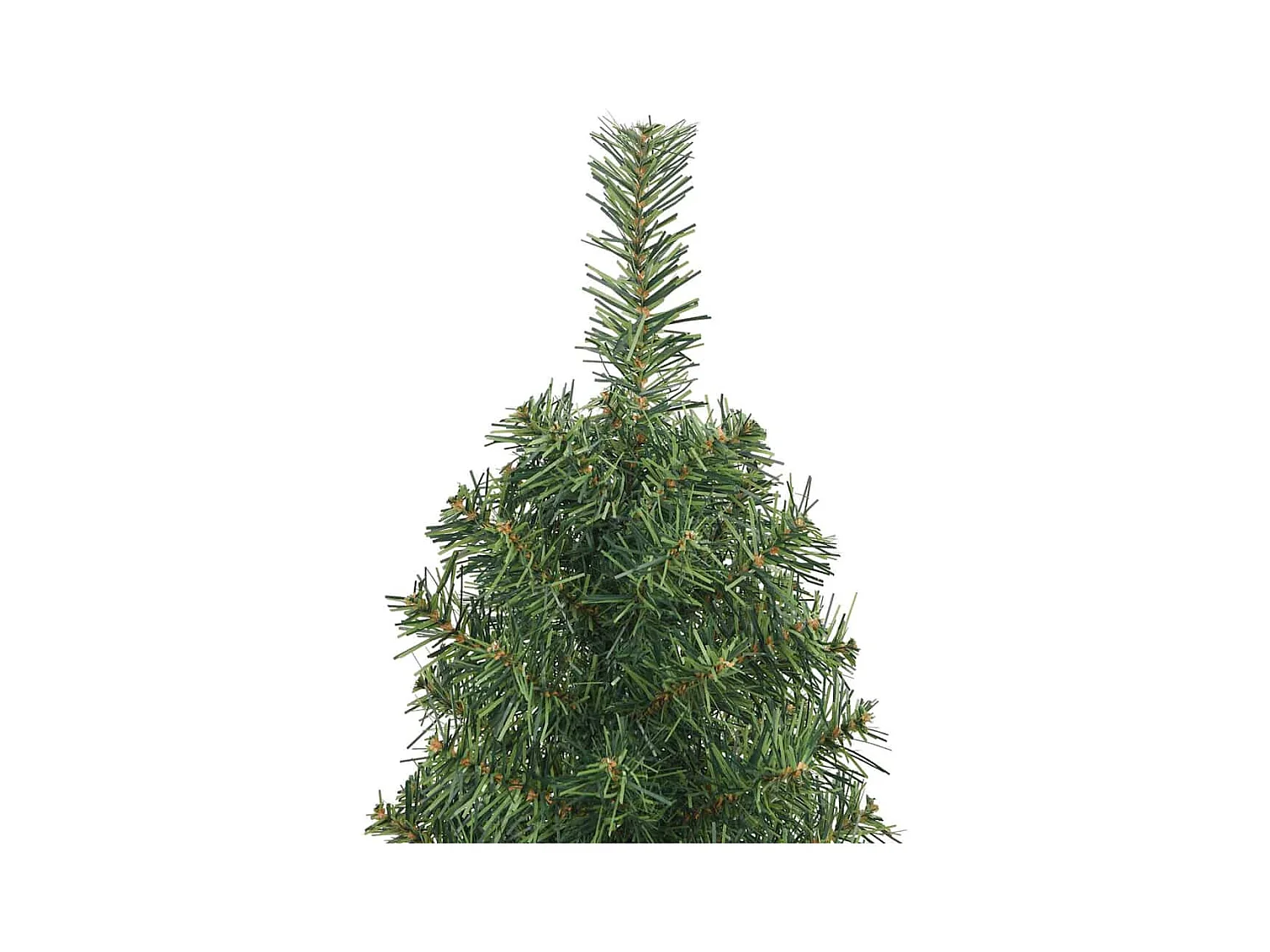 Árbol de Navidad artificial Verde 120 cm PVC, Acero y Plástico