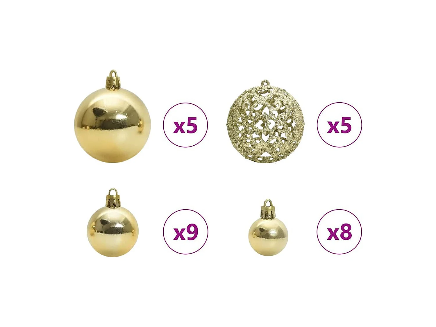 Sapin de Noël artificiel avec 150 LED Vert 150 cm PE et PVC