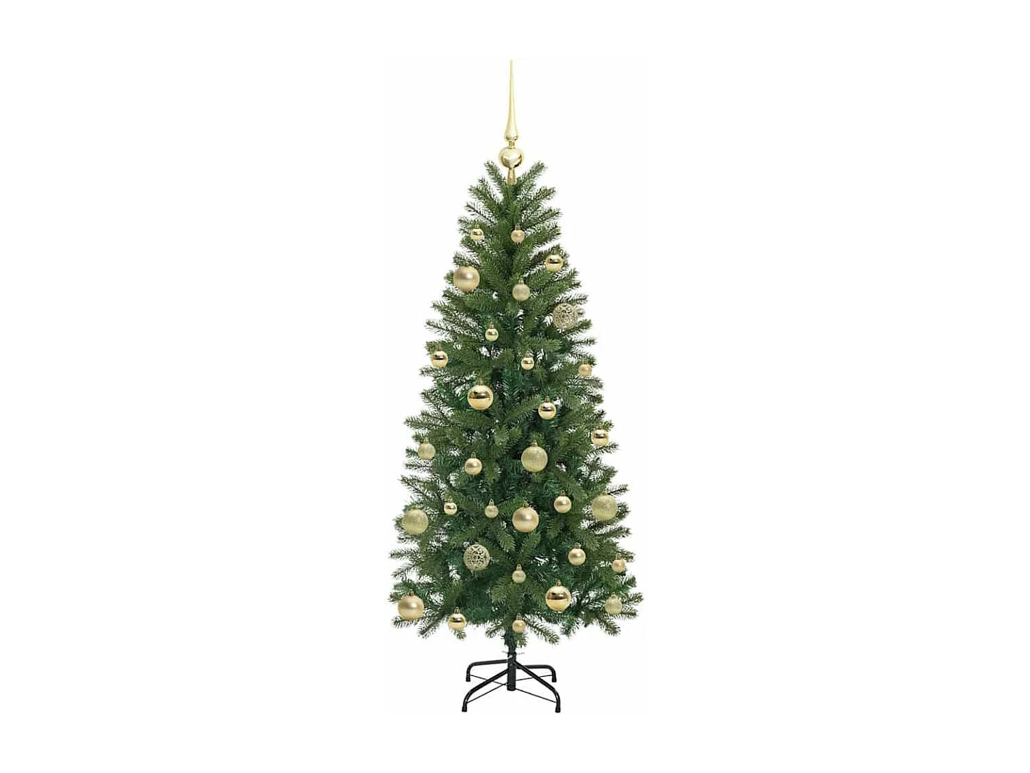 Árbol de Navidad artificial con 150 LED Verde 150 cm PE y PVC