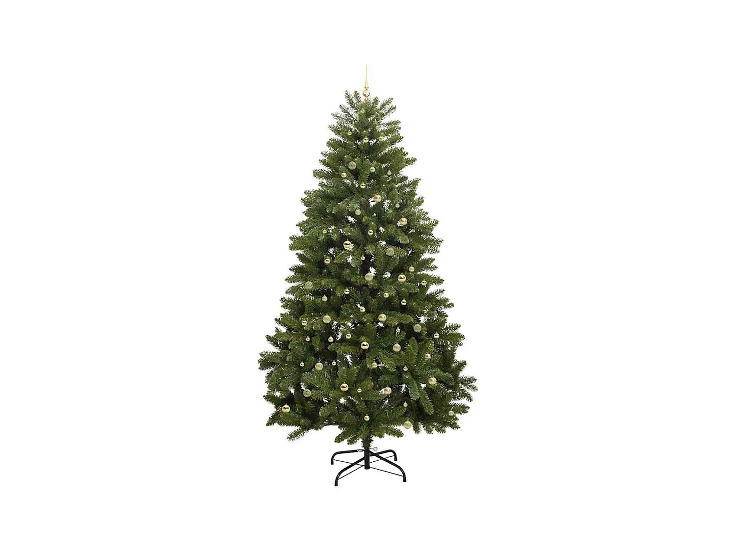 Sapin de Noël artificiel Vert 270 cm PVC et métal