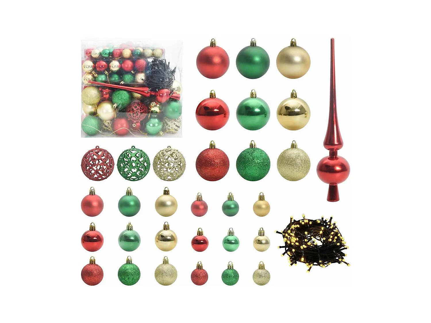 Sapin de Noël avec 300 LED Blanc 210 cm PE et Acier