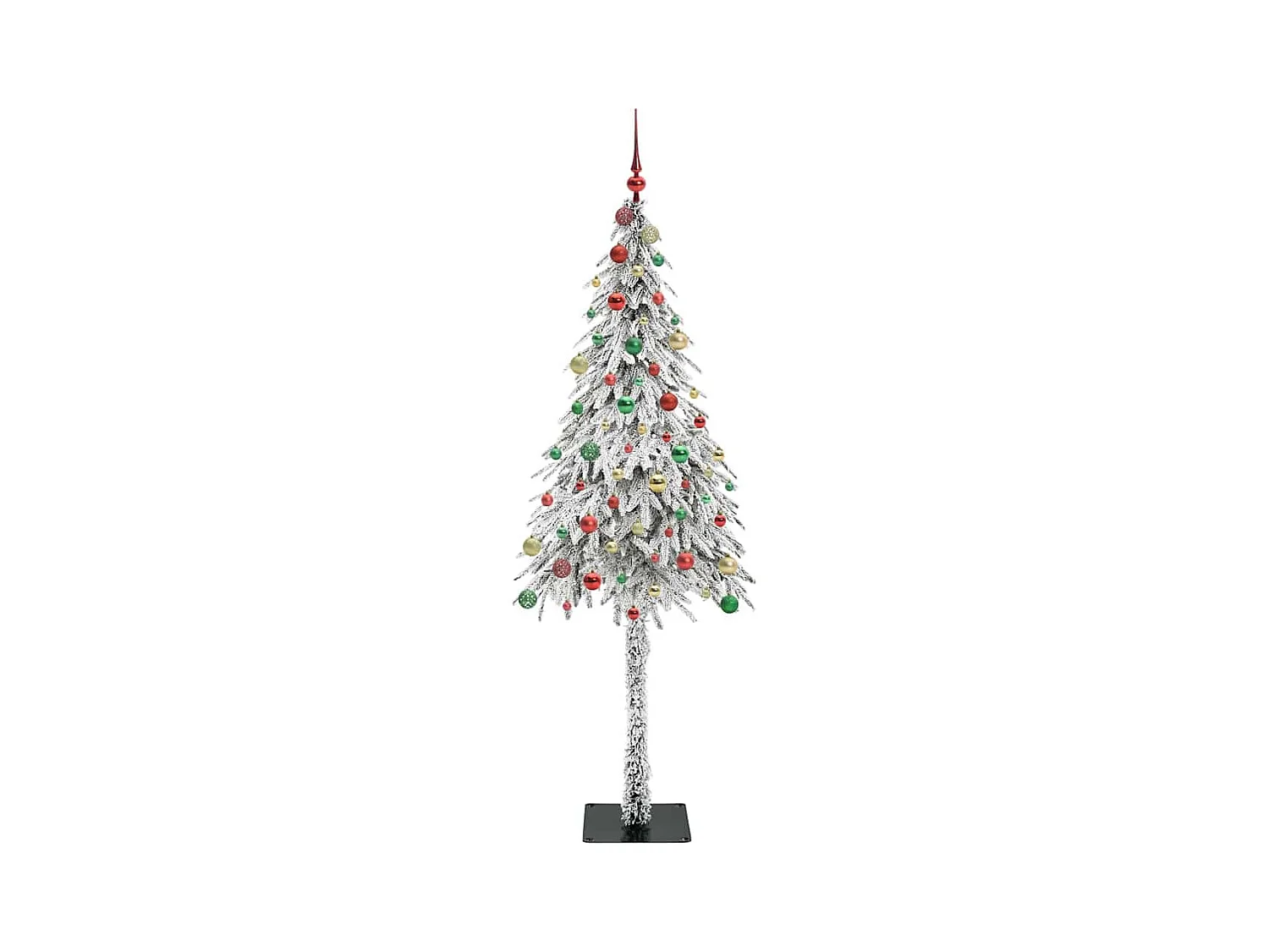 Sapin de Noël avec 300 LED Blanc 210 cm PE et Acier