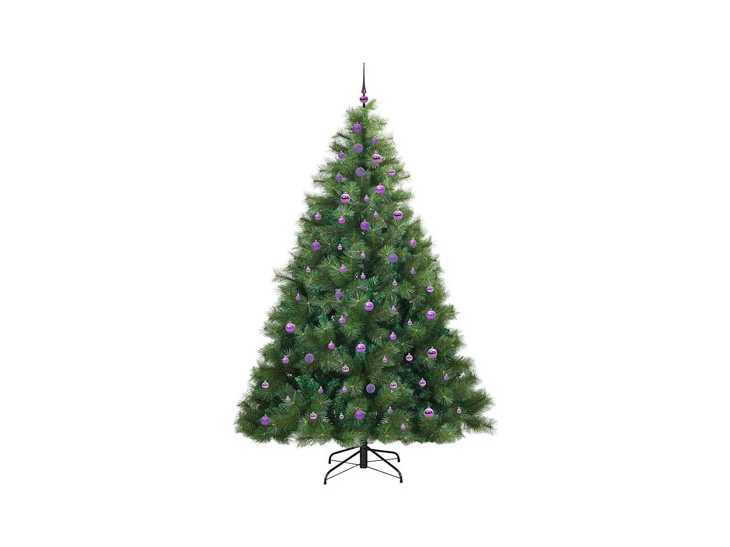 Árbol de Navidad artificial con 300 LED Verde 240 cm PE y PVC