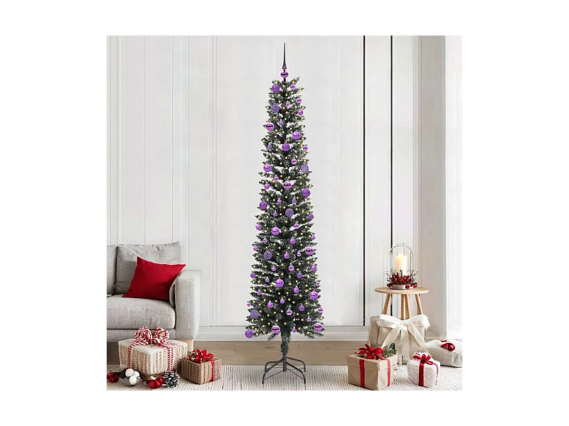 Árbol de Navidad artificial con 300 LED Verde 58 x 58 x 240 cm