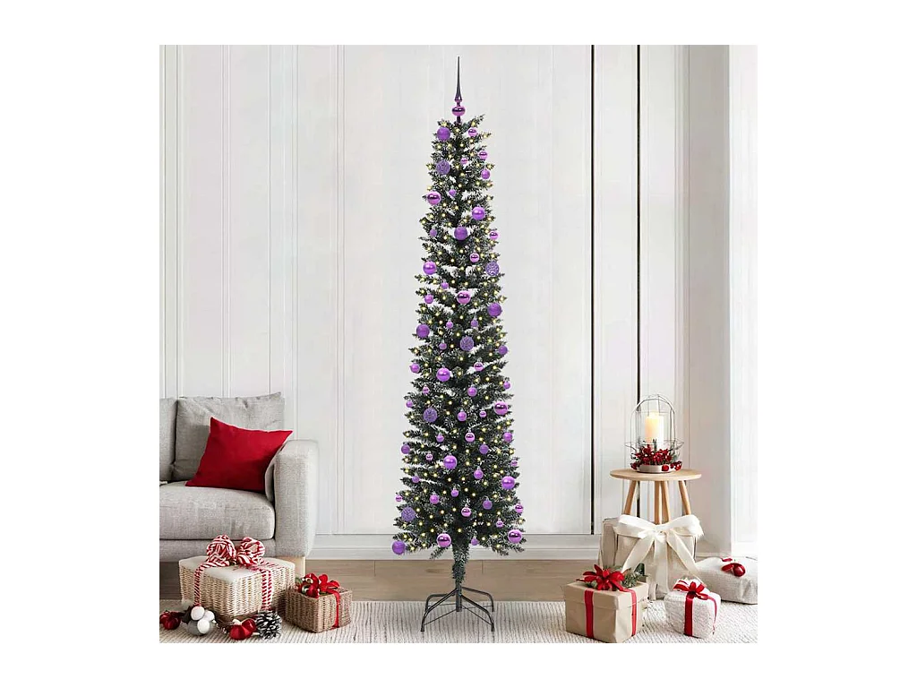 Árbol de Navidad artificial con 300 LED Verde 58 x 58 x 240 cm