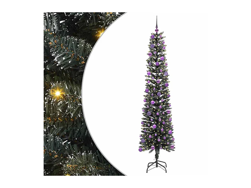 Árbol de Navidad artificial con 300 LED Verde 58 x 58 x 240 cm