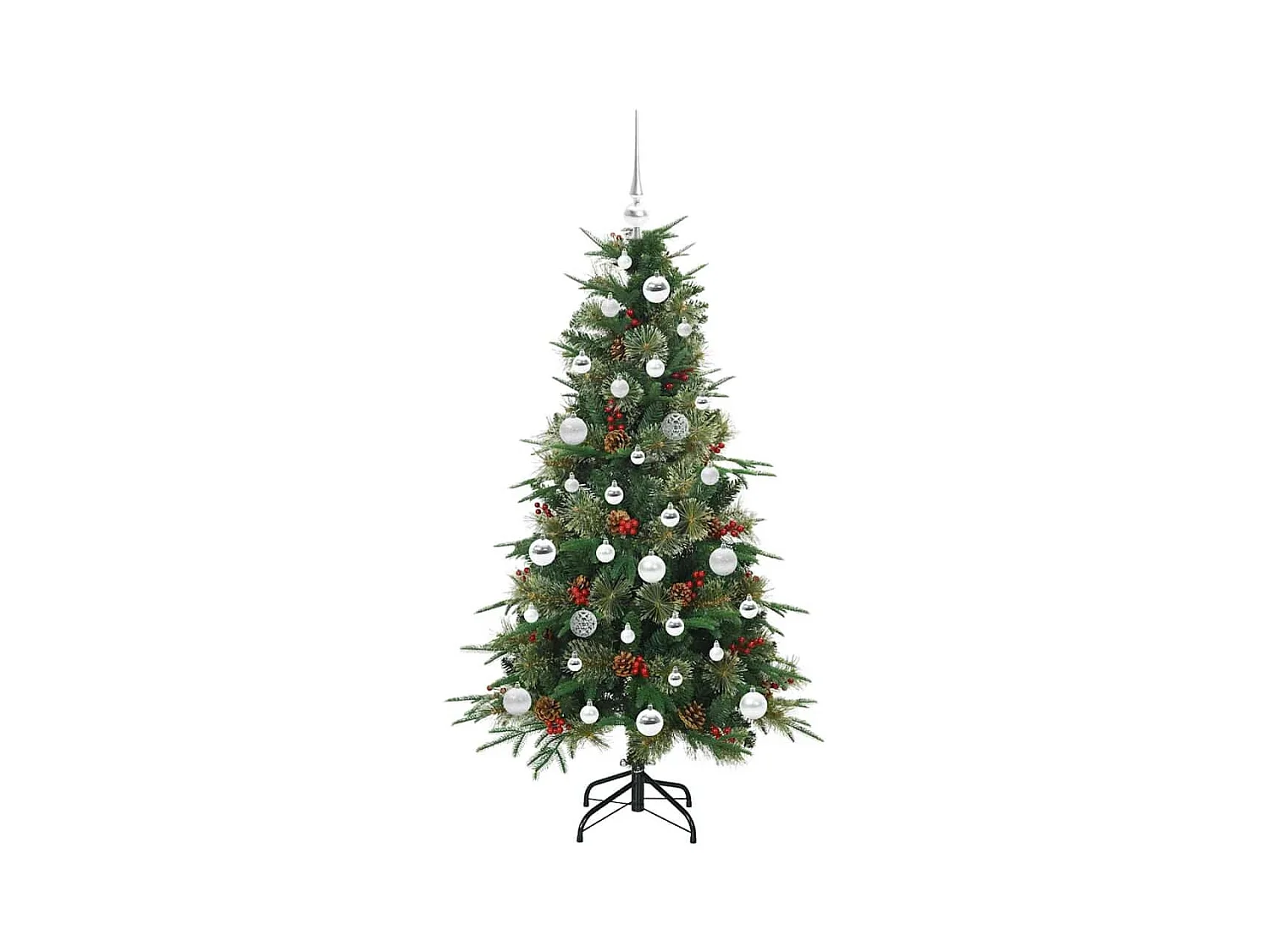 Árbol de Navidad artificial con ramas articuladas Verde 150 cm