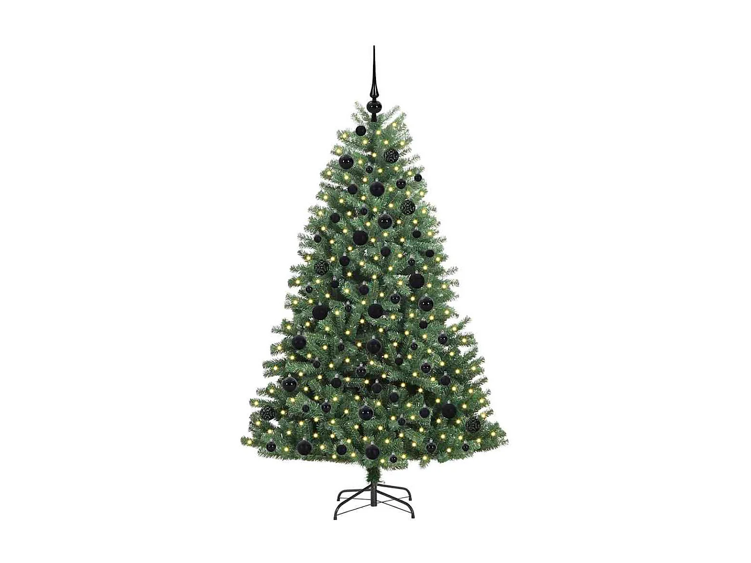Sapin de Noël Artificiel à Branches Articulées Vert 180 cm