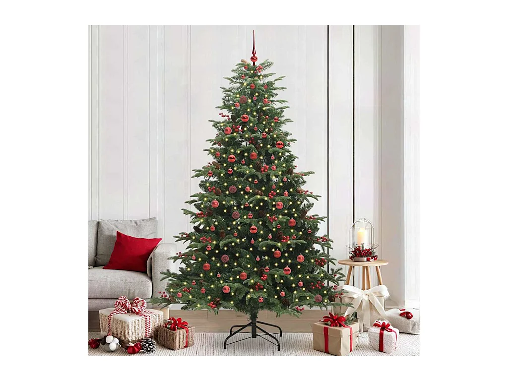 Sapin de Noël artificiel Vert 240 cm PVC, métal et plastique