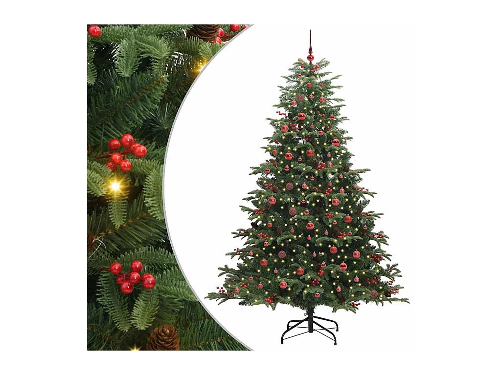 Sapin de Noël artificiel Vert 240 cm PVC, métal et plastique