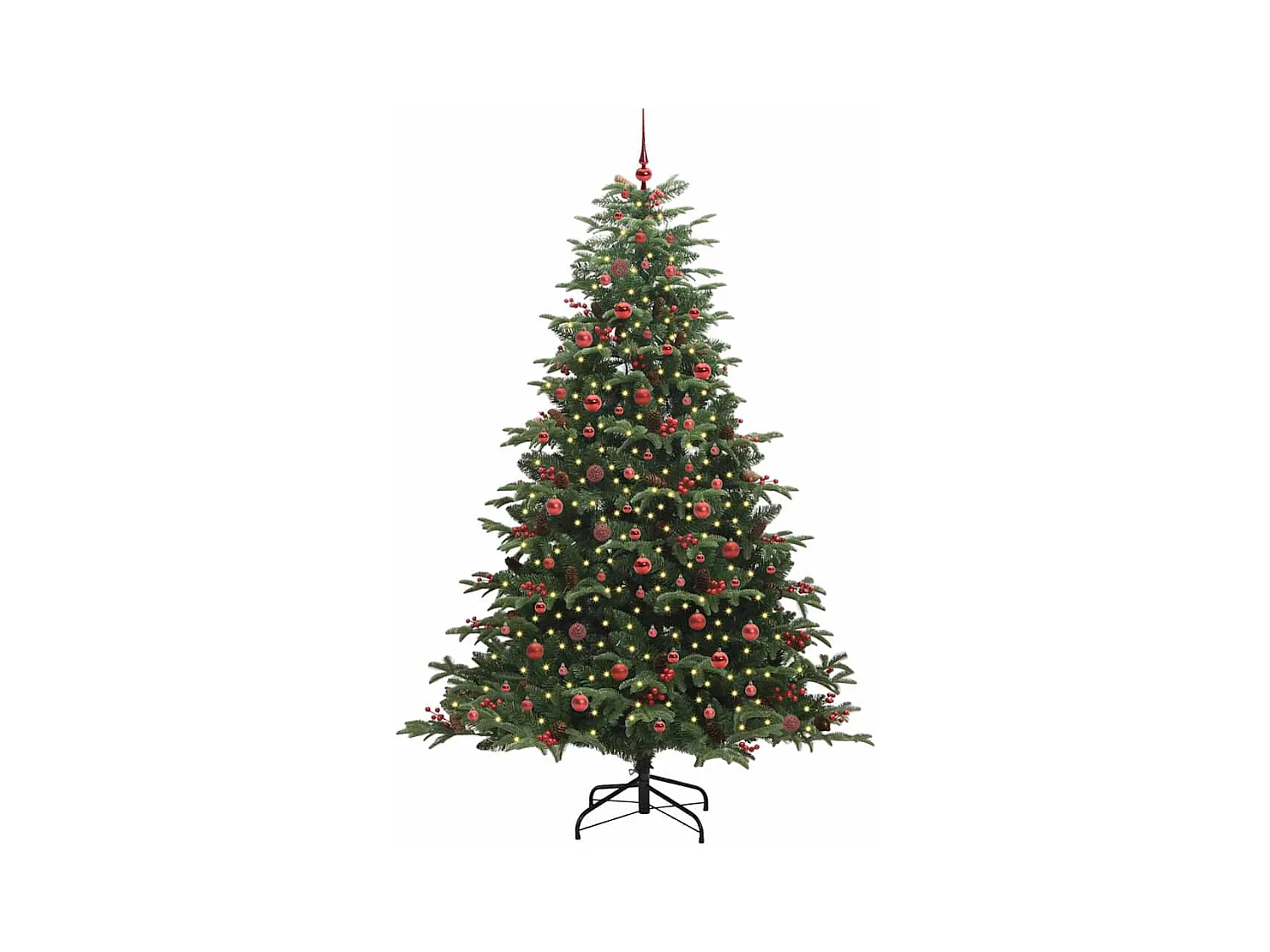 Sapin de Noël artificiel Vert 240 cm PVC, métal et plastique