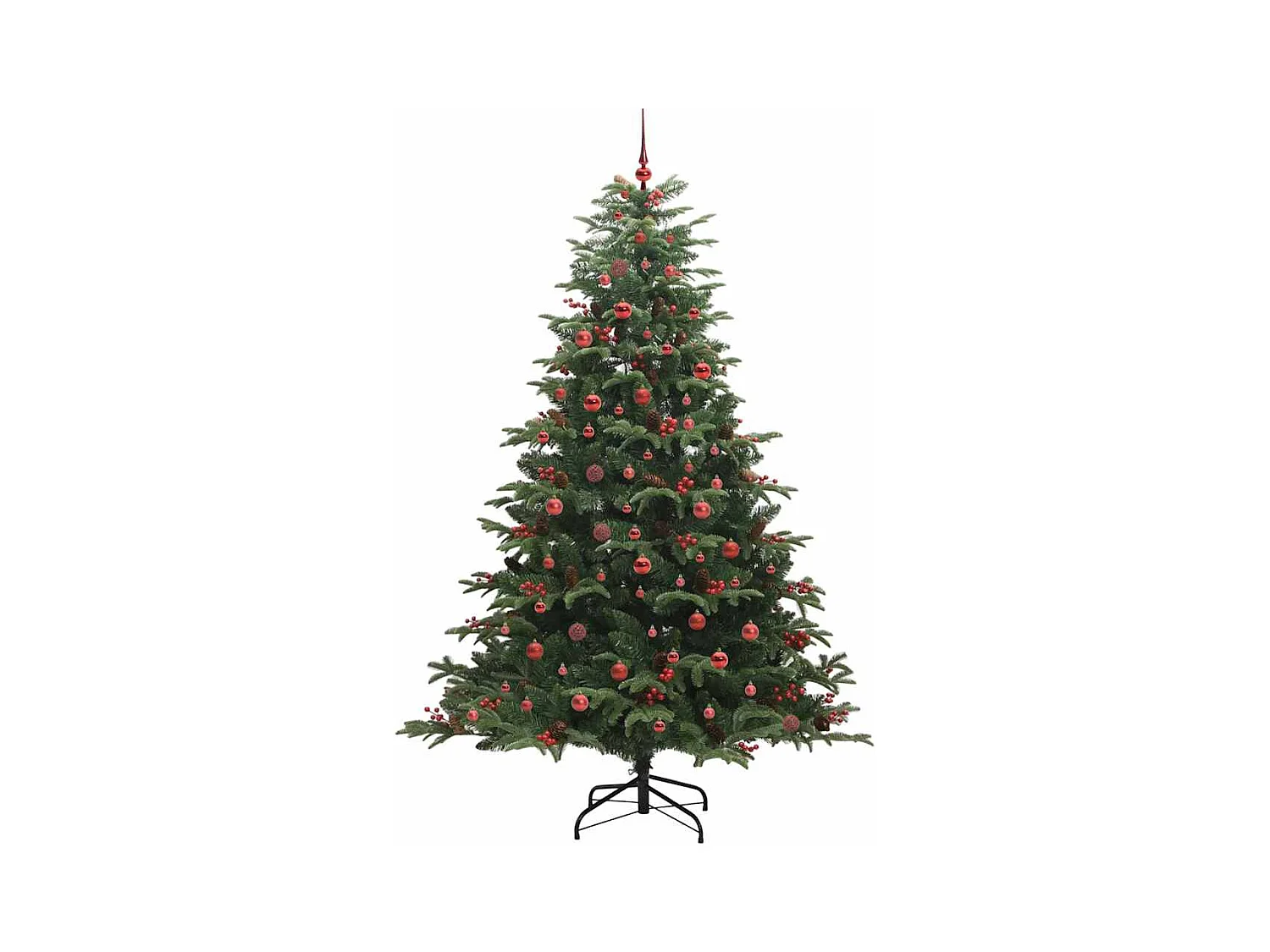 Sapin de Noël artificiel Vert 240 cm PVC, métal et plastique