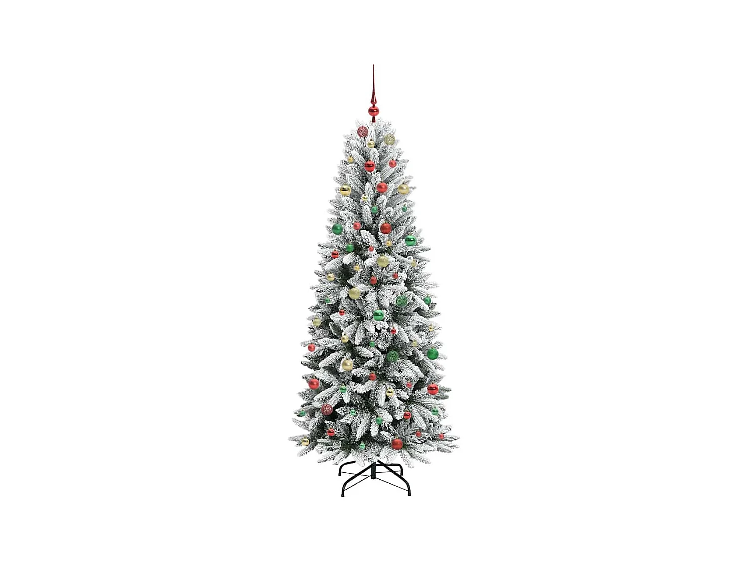 Sapin de Noël artificiel avec 300 LED Blanc 78 x 78 x 210 cm