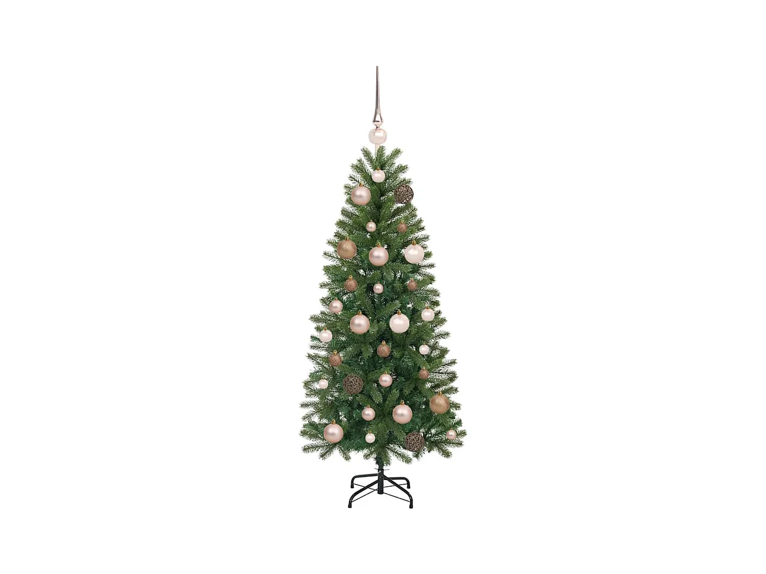 Sapin de Noël artificiel avec 150 LED Vert 120 cm PE et PVC