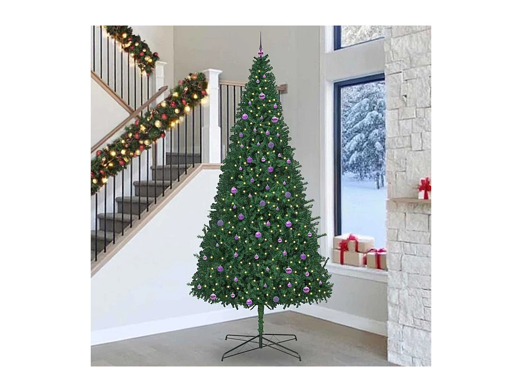 Sapin de Noël Vert 400 cm PVC