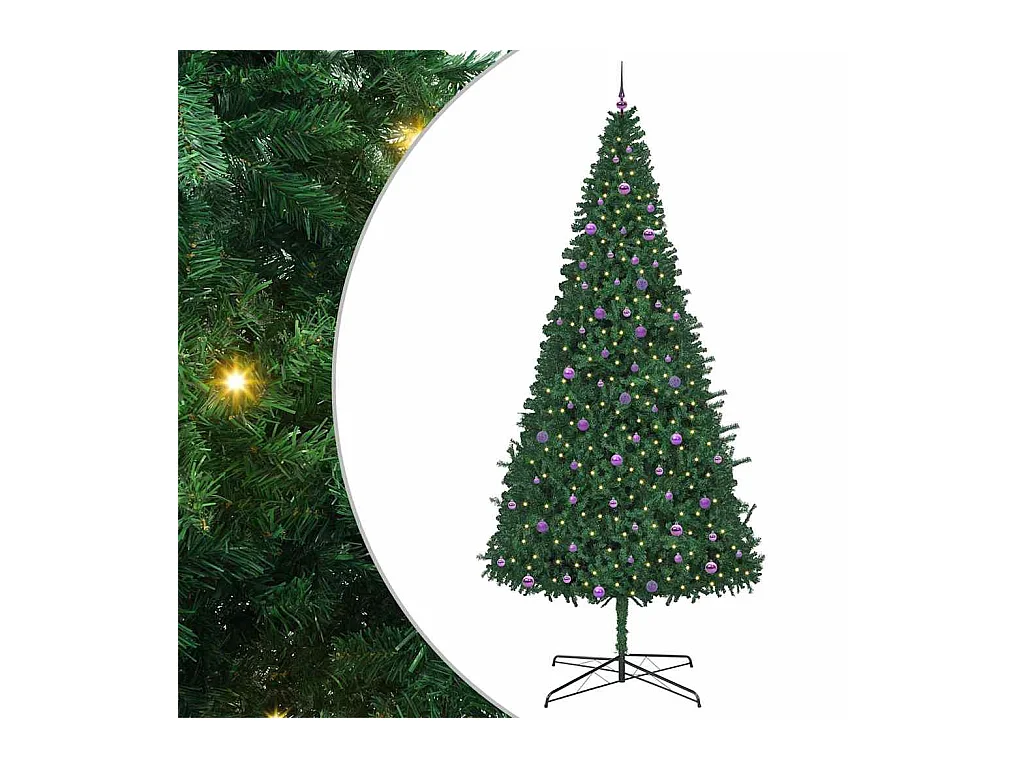 Sapin de Noël Vert 400 cm PVC