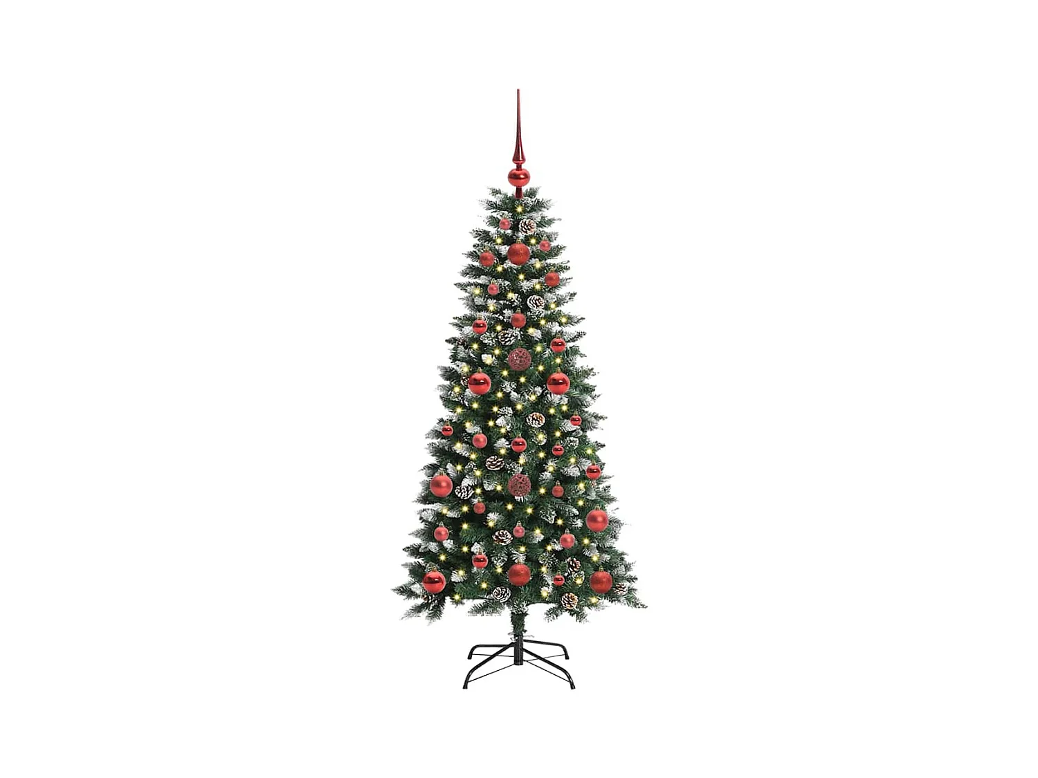Sapin de Noël artificiel avec 150 LED Vert 50 x 50 x 120 cm