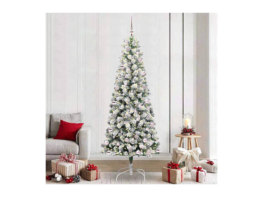 Sapin de Noël Artificiel à Branches Articulées 240 cm PVC