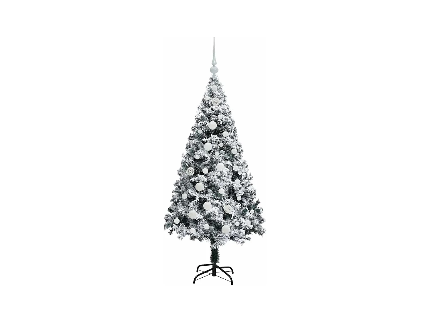 Sapin de Noël artificiel Vert 150 cm PVC, Acier et Plastique