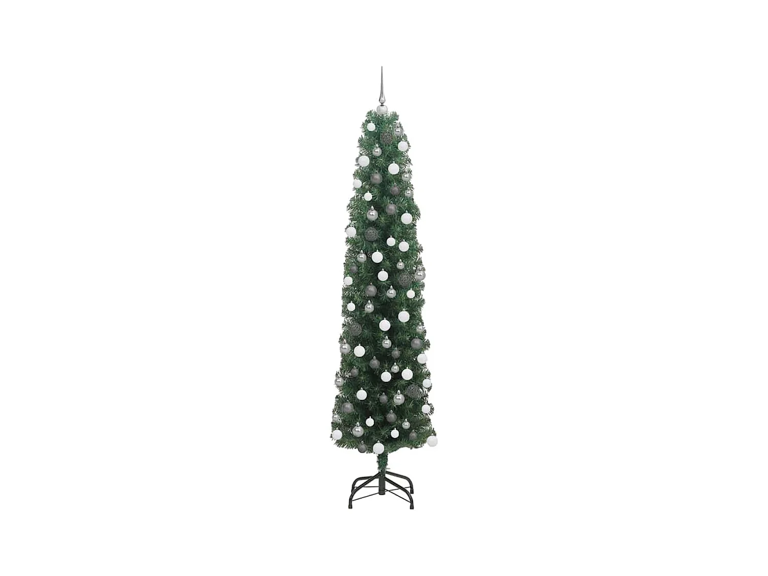Sapin de Noël artificiel Vert 180 cm PVC et acier et plastique