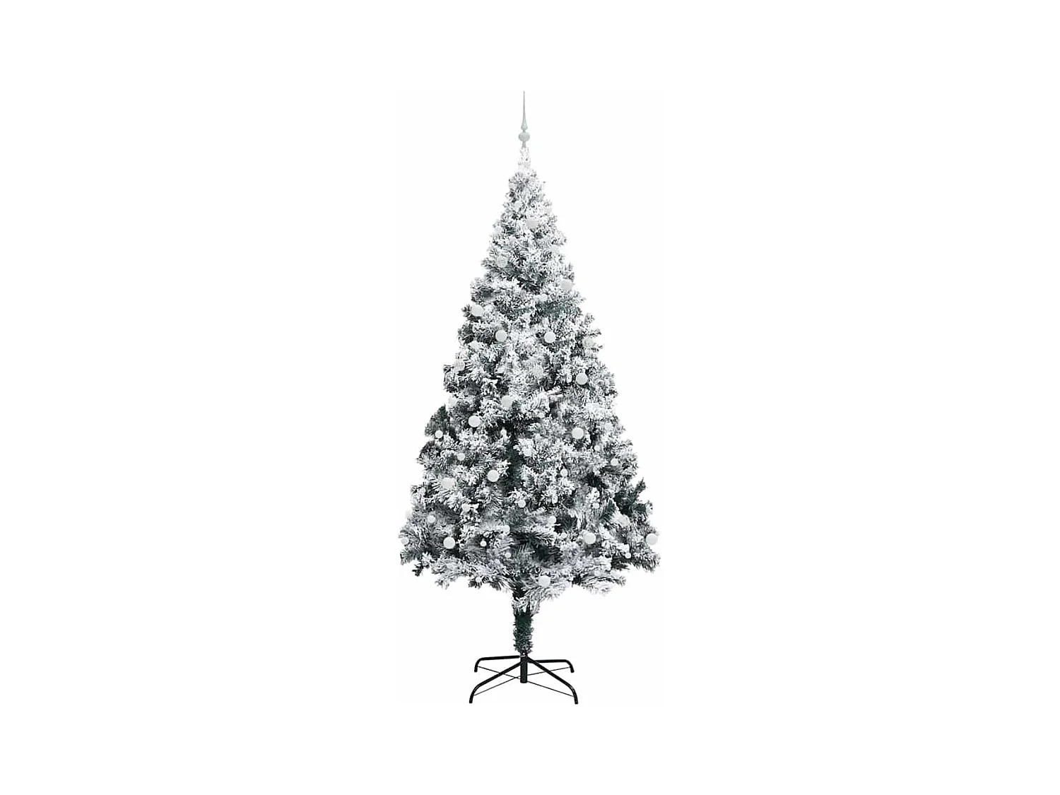 Kerstboom met decoratieve touwlichten Wit 300 cm PVC