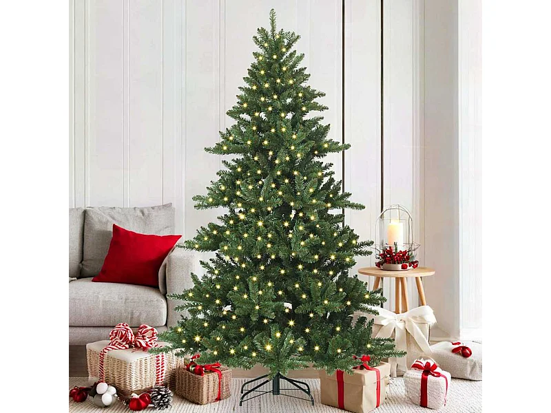Sapin de Noël Artificiel à Branches Articulées 180 cm PVC