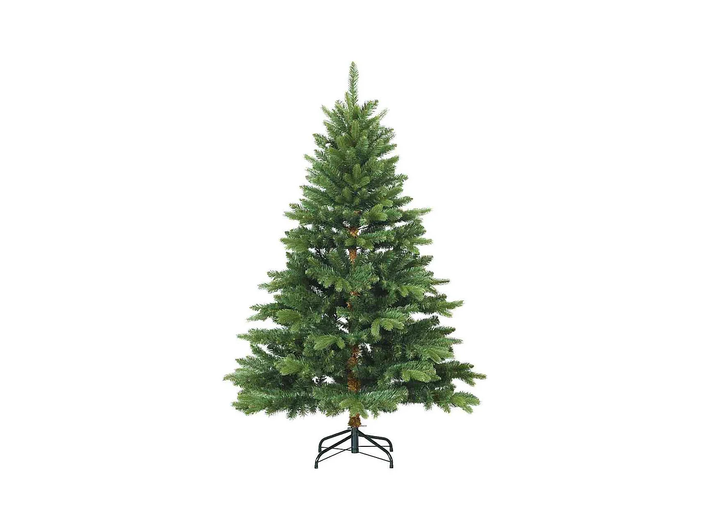 Kunstkerstboom met 150 LED met standaard Groen 120 cm PE en PVC
