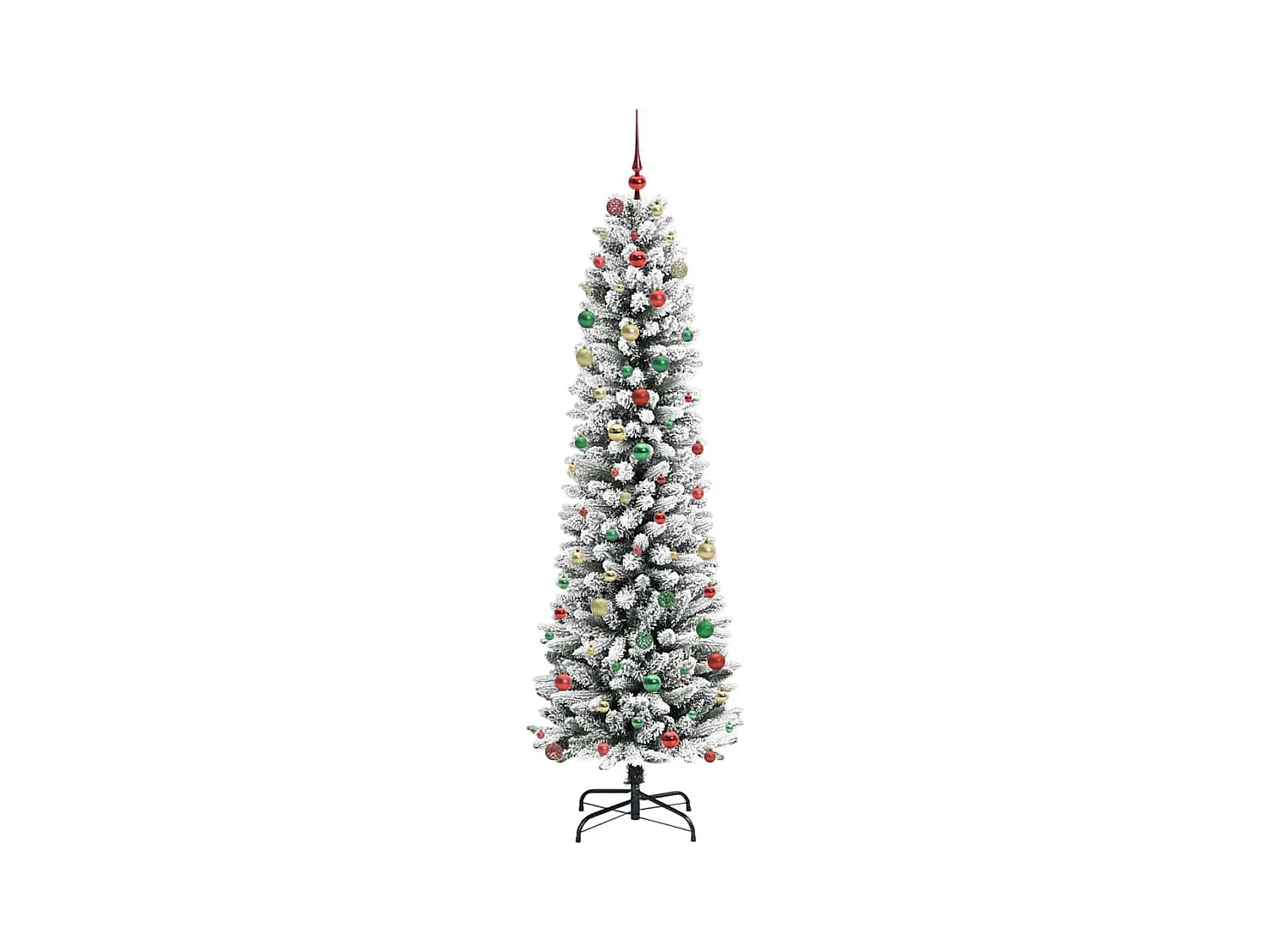 Sapin de Noël artificiel avec 300 LED Vert et blanc 240 cm