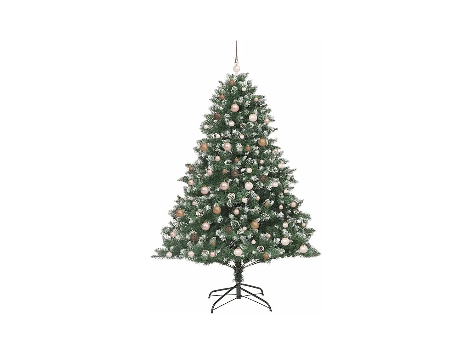 Sapin de Noël artificiel avec 300 LED Vert 140 x 140 x 210 cm