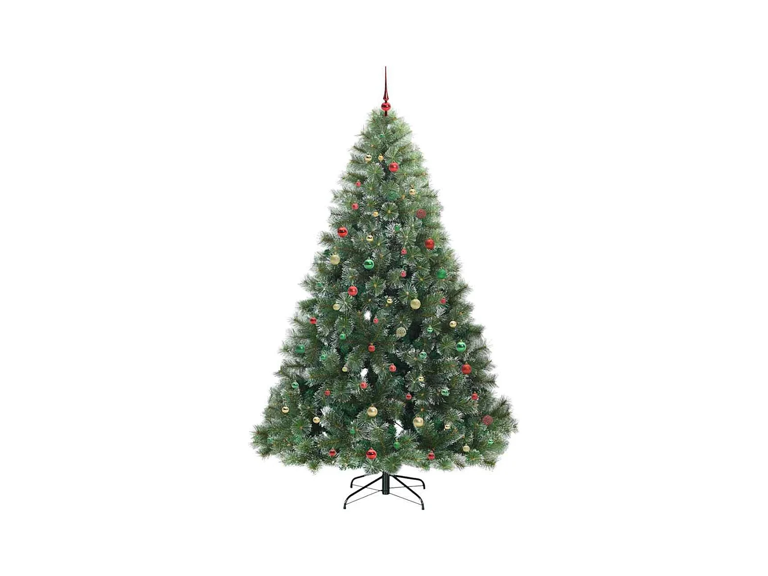 Sapin de Noël artificiel avec 300 LED Vert 240 cm PE et PVC